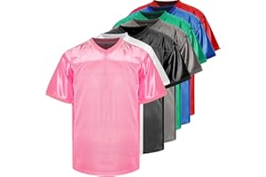 Phoneutrix Blank Football Jersey, Sports T-Shirt Hip Hop Jersey for Party