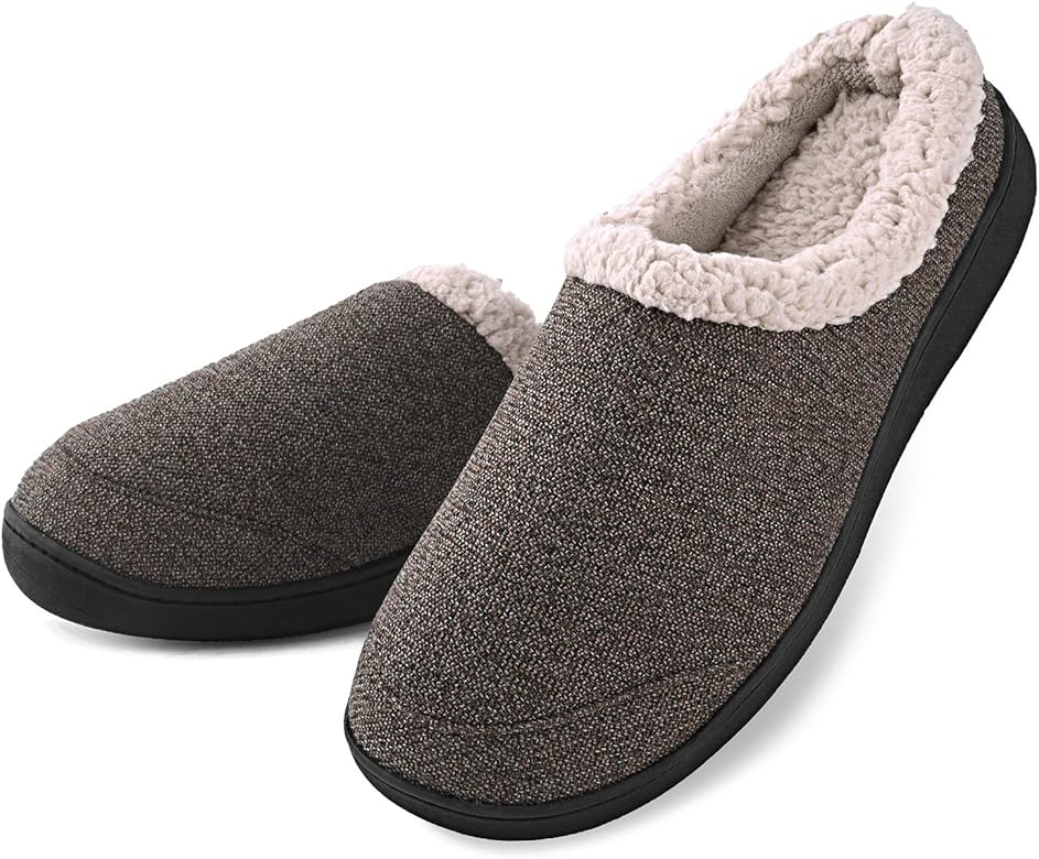 mens memory foam slippers amazon
