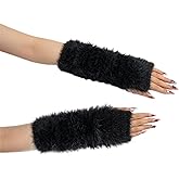 F Flammi Arm Warmers Women Kawaii Japanese Harajuku Y2k Arm Warmer for Girls Velvet Fingerless Gloves Knitted Arm Sleeve