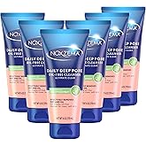 Noxzema Ultimate Clear Face Wash, Deep Pore Daily Cleanser, Oil-Free Formula Removes Dirt, Oil &amp; Makeup for Clear, Fresh-Looking Skin, 6 oz (Pack of 6)