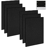 Range Hood Charcoal Filter 7.75" x 10.5" - Fits Broan and Nutone BP58 43000 Series Range Hoods Filter Replacement Insert Carbon Filter for Eliminates Cooking Odors (6-Pack)