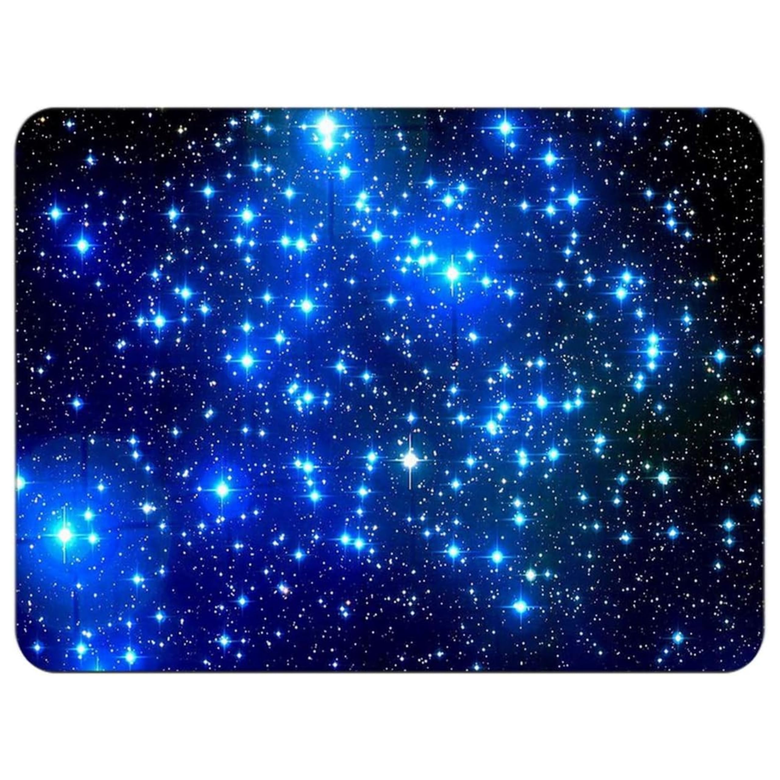 Silent Monsters Mouse Mat Small 10 x 8 inches / 24 x 20 cm, Space, Lasercut Edges, washable & rollable Mouse Pad, Gaming Home Office Mousemat, Mousepad non-slip & quiet, Desk Mat