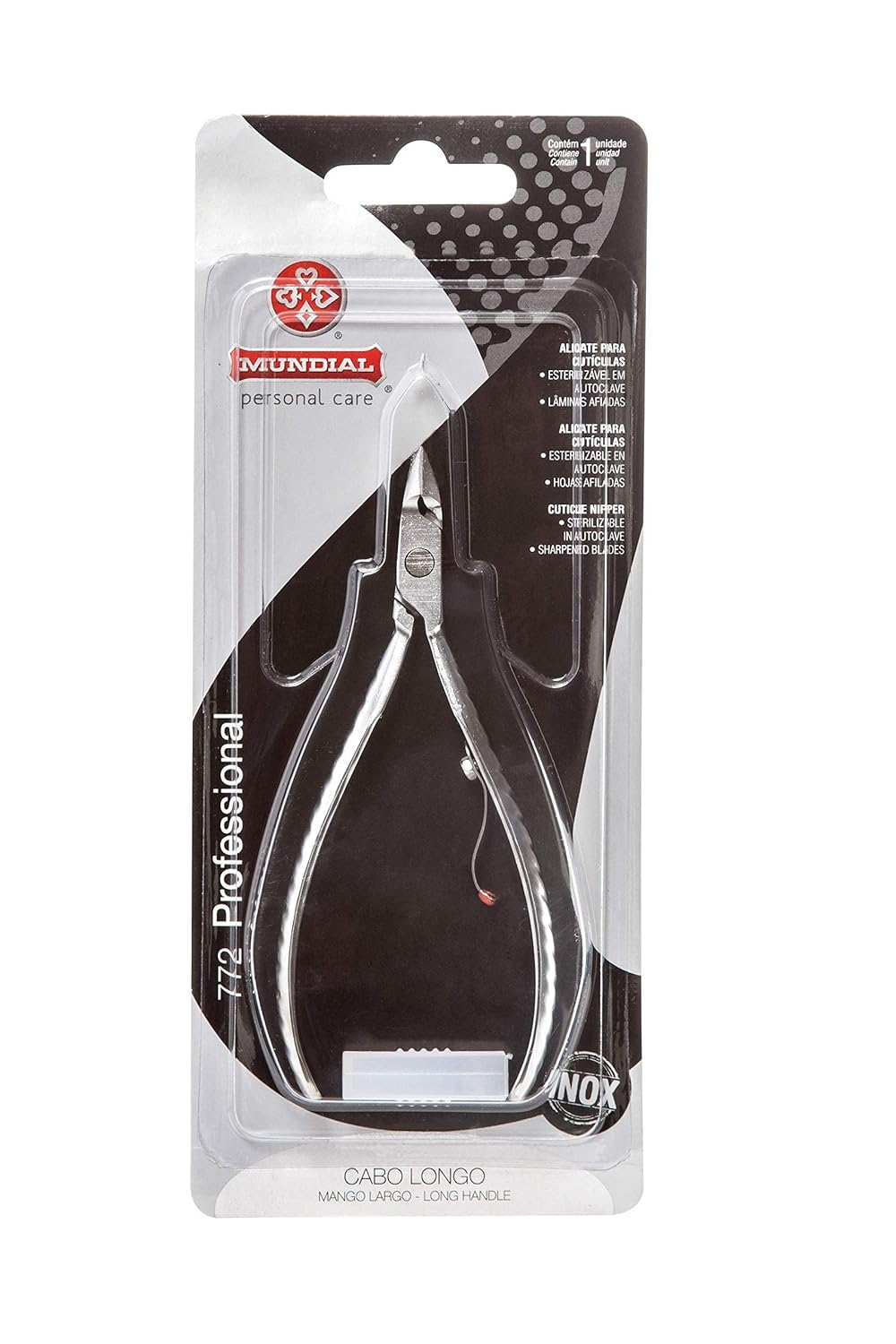 Mundial Cuticle Nipper Professional 772-PR Stainless Steel Long Handle : Beauty