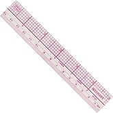 Westcott 6" 10ths Transparent Graph Ruler, Inches/Metric, Translucent Color (W-20)