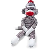Pennington Bear Company The Original Sock Monkey, Hand-Knit, Plush Material, 20" inch