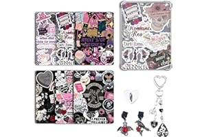 CuddleJunk 6 pcs Inserts for E-Reader Clear Case and 2 pcs Type C Charms Phone Charm Set, 6.8"x4.8" Cardstock Inserts Compatible with Paper white 11th/12th Generation Colorsoft (style-C, 6.8" x 4.8")