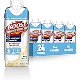 BOOST Glucose Control Ready to Drink Nutritional Drink, Vanilla, 8 FL OZ | with Extra Nutrient Support, Carton, Pack of 24