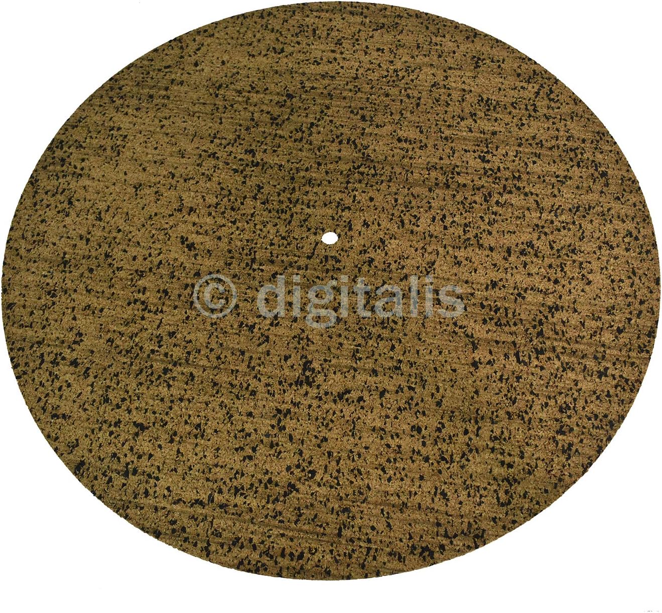 Digitalis Audio Turntable Platter Mat 3mm Thick Cork With Rubber Matrix Audiophile Quality 295mm Diameter(Cork and Rubber Platter Mat)
