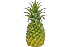 QIRMIZI Artificial Pineapple -Simulated Fruit Decoration, Lifelike Fake Fruit Model, Perfect for Home Decor, Kitchen, Party & Photography Prop – Realistic & Eco-Friendly,Green Meduim