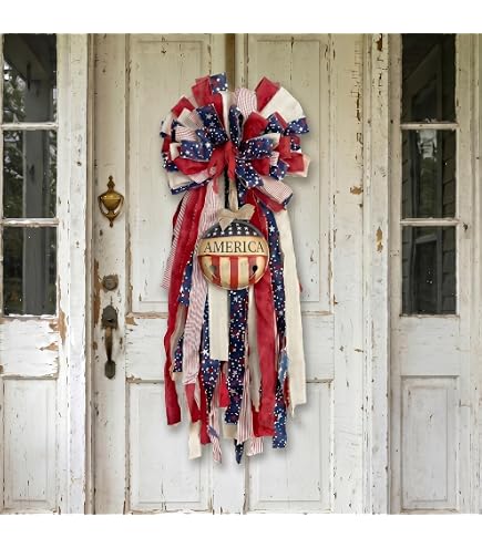 Amazon.com: Eraspooky American Flag Wreaths Glory Patriotic USA