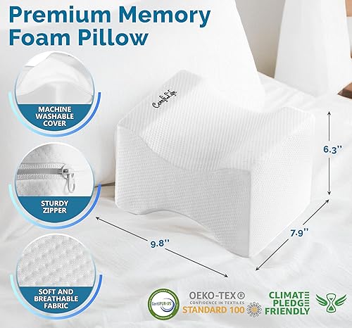 ComfiLife Orthopedic Knee and Leg Pillow for Side Sleepers