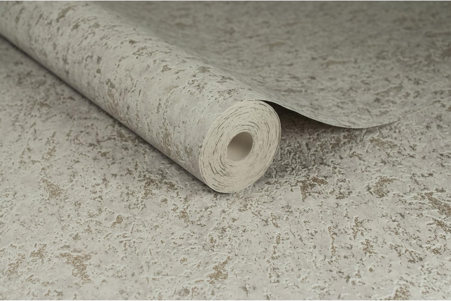 Superfresco Taupe Milan Illusion Cork Textured Metallic Plain Paste the, 52 x 1000 cm - Image 4