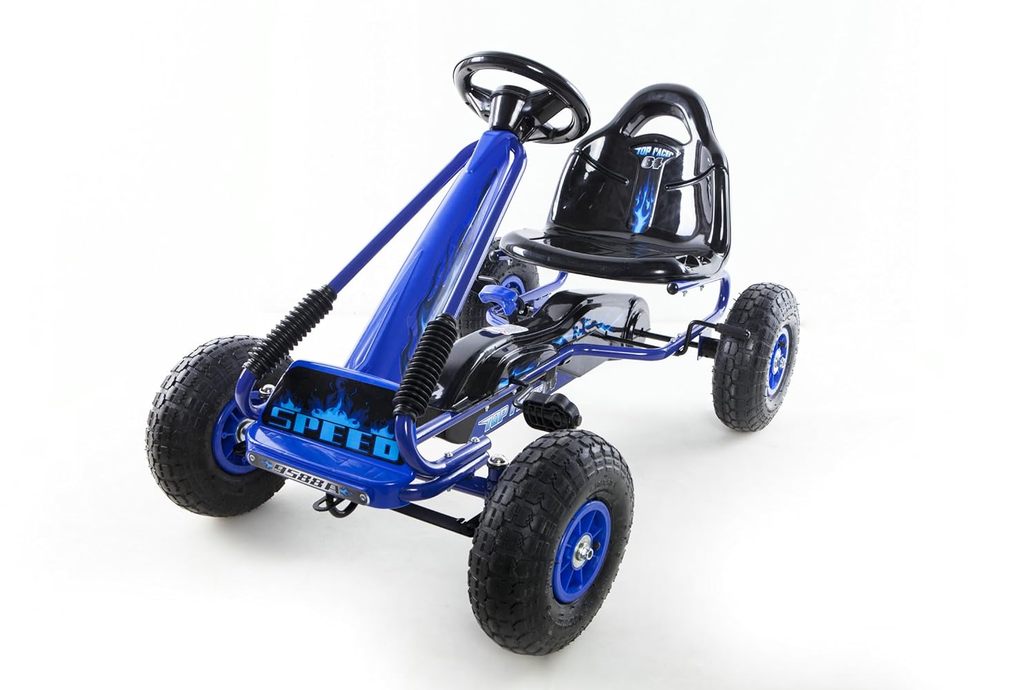 RICCO TOYS Kids Pedal GoKart Ride On Rubber Wheels Sports Racing Toy