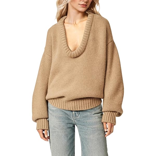 トップス BATONER EXTRA HARD TWIST WOOL V-NECK BATONER Women EXTRA HARD TWIST WOOL V-NECK
