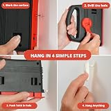 Takker Easy One-Step Hardwall Picture Frame Hanging Tool Kit 78pc view 2