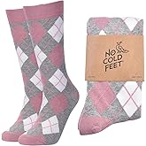 No Cold Feet Men’s Pink Dress Socks – Classic Soft Crew Dress Socks, All-Day Comfort for Work, Business or Weddings