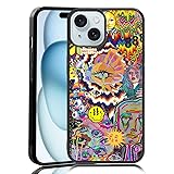 MMYAJT Vintage Trippy Phone Case Fit for iPhone 15