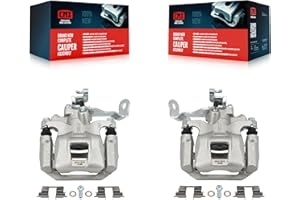 CMX Rear Disc Brake Caliper Assembly Left Right Side (Driver Passenger) Kit Replacement For 2014-2015 Mazda 6 KBC-100381