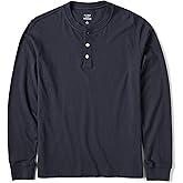 Huckberry Flint and Tinder The Vintage Slub Long Sleeve Henley, Mens Shirt