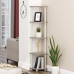 Furinno Turn-N-Tube 5 Tier Corner Display Rack