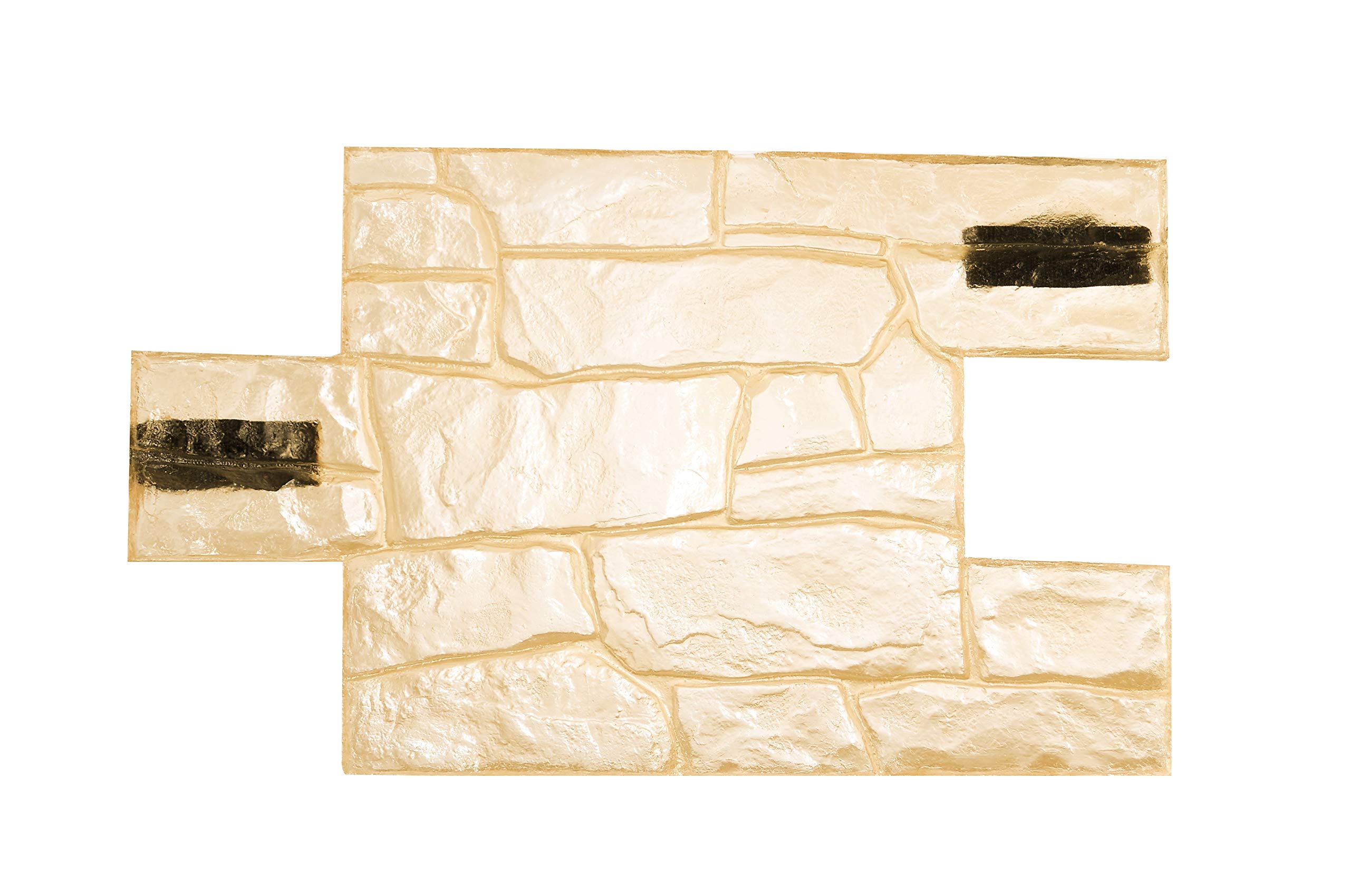 3D Granite Stone Pattern Vertical Decorative Impression Concrete Cement Imprint Mat Stamp (Granite 1pcs)