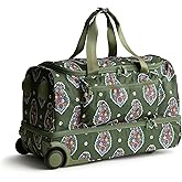 Vera Bradley Women's Adair Rolling Duffel Travel Bag - Ripstop