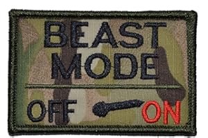 TACTICAL GEAR JUNKIE Beast Mode Activated 2x3 Patch - Multicam