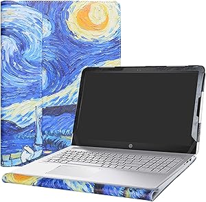 Alapmk Protective Case Cover for 15.6" HP Pavilion 15 15-auXXX (15-au000 to 15-au999,Such as 15-au123cl) Laptop(Warning:Not fit Pavilion 15 15-abXXX/15-ccXXX/15-csXXX/15-bcXXX Series),Starry Night