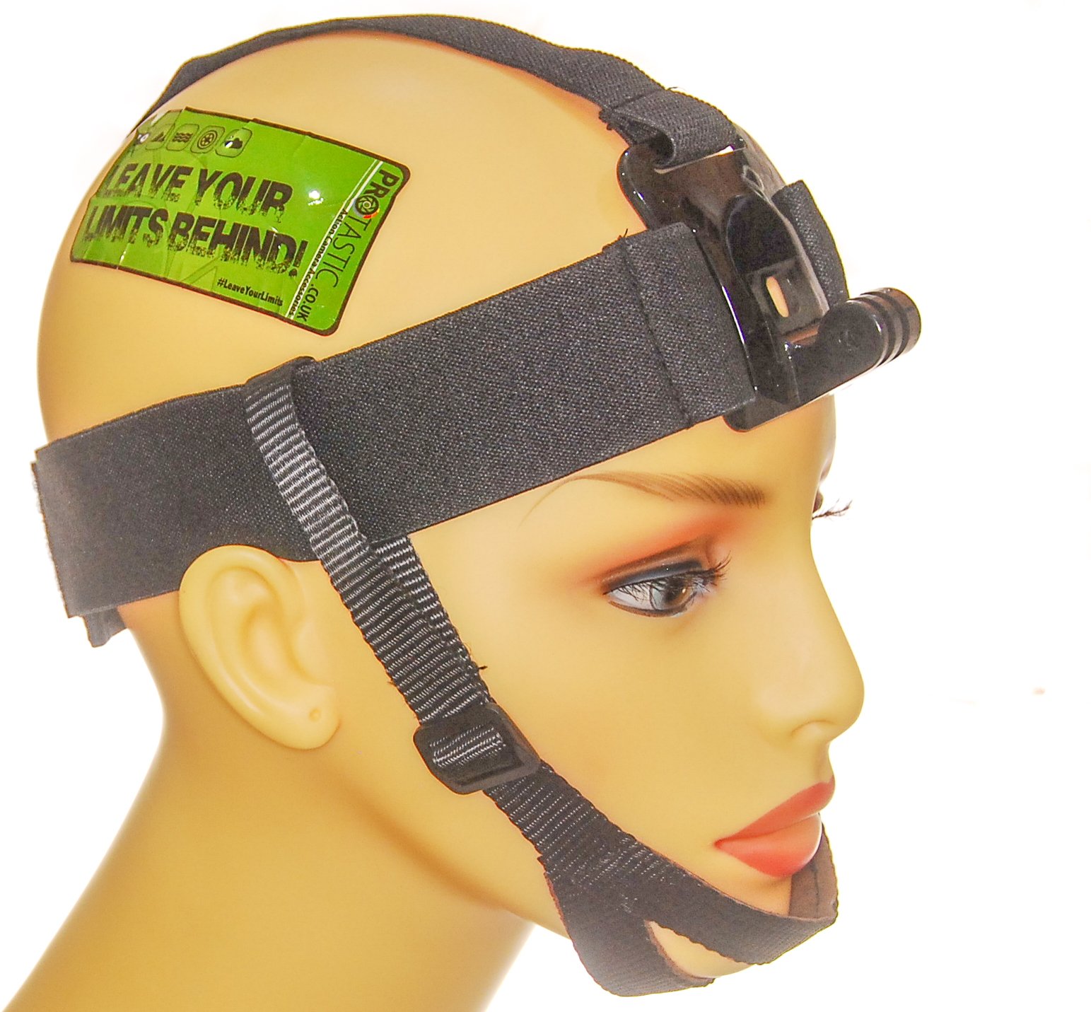 PROtastic Head Mount Strap with Chin Belt for GoPro/SJCAM Action Cameras : Skiing, Surfing, Cycling