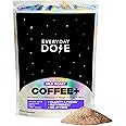 Everyday Dose Premium Adaptogenic Mushroom Coffee with Grass-Fed Collagen, Chaga, Lions Mane & L-Theanine for Better Focus, E