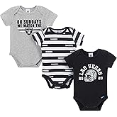 Gerber NFL baby-boys Nfl 3-pack Onesie Bodysuit