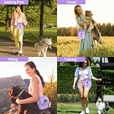 COOWONE Waterproof Dog Walking Bag Crossbody Treat Pouch Pooch Mom Bag view 6