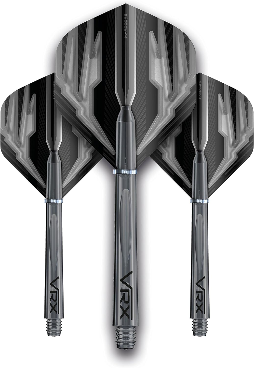 Red Dragon Dart Flight & Shaft Combo Grey 4 Sets of Standard Flights