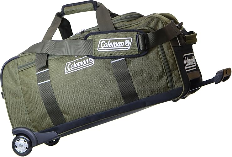 Amazon コールマン Coleman 3way ボストンバッグ ボストンキャリーバッグ 大容量 2輪 1411 カーキ 52 シューズ バッグ