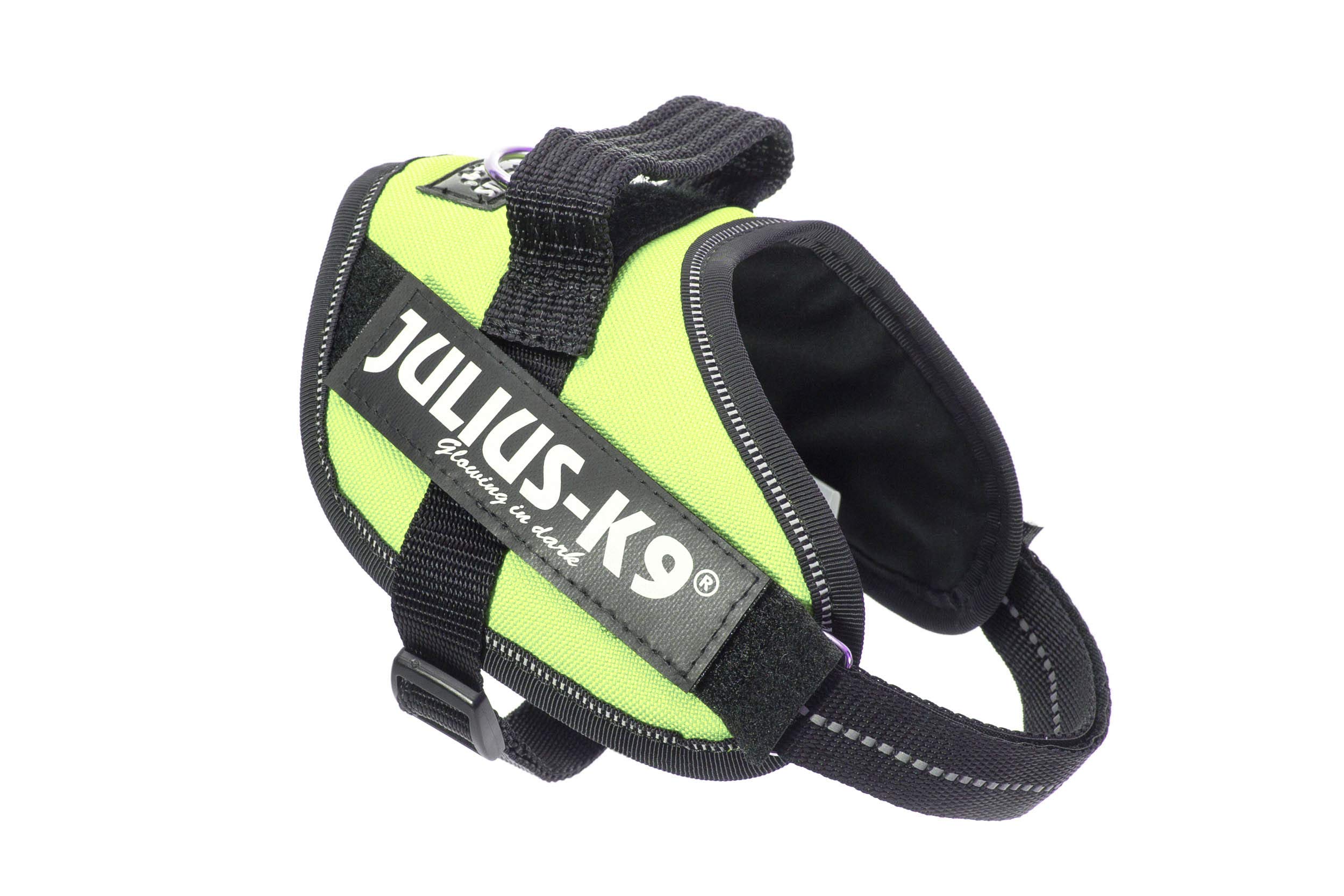 IDC Powerharness, Size: XS/Mini-Mini, Neon Green