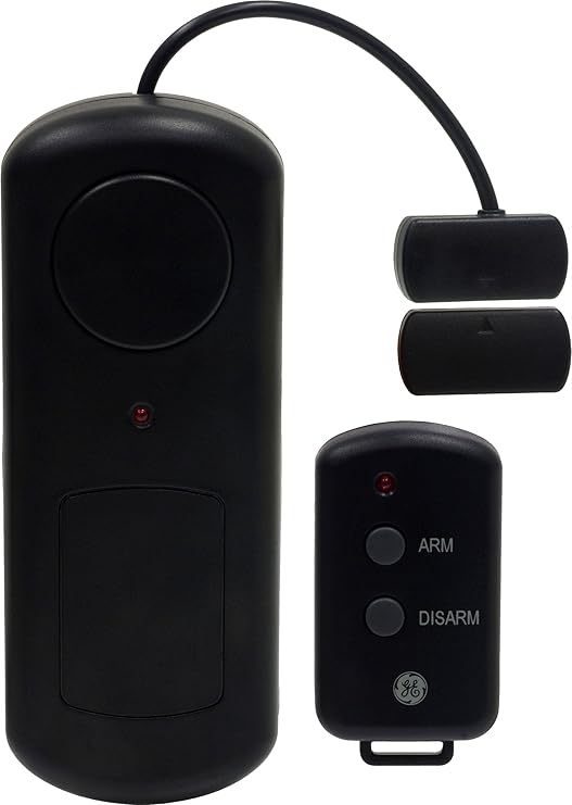 GE Personal Security Indoor/Outdoor Alarm with Remote, Wireless, 100dB