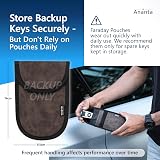 Ananta Faraday Box for Car Keys Premium RFID Key Box Brown view 5