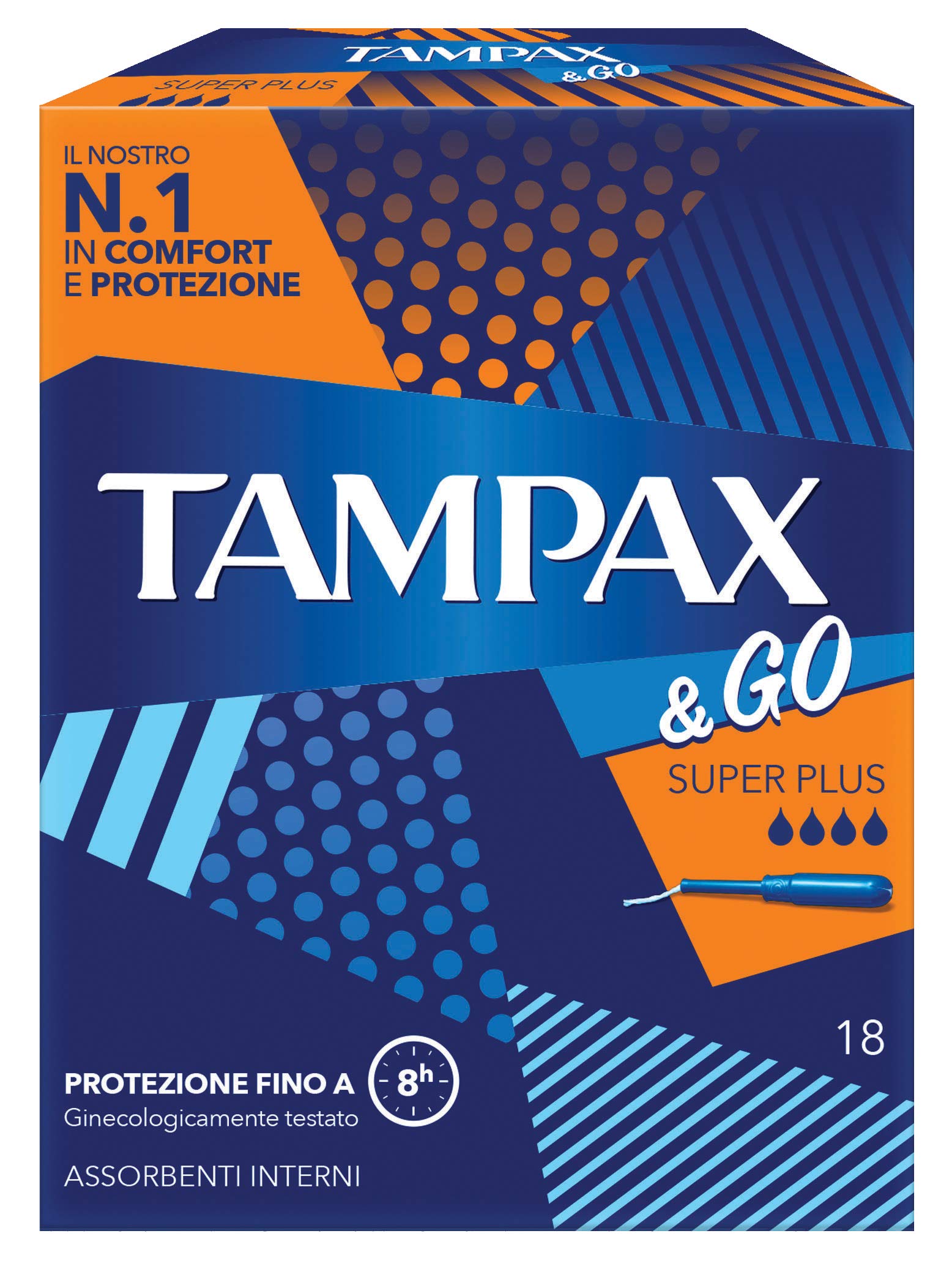 Tampax &Go Super Plus x18 Swabs