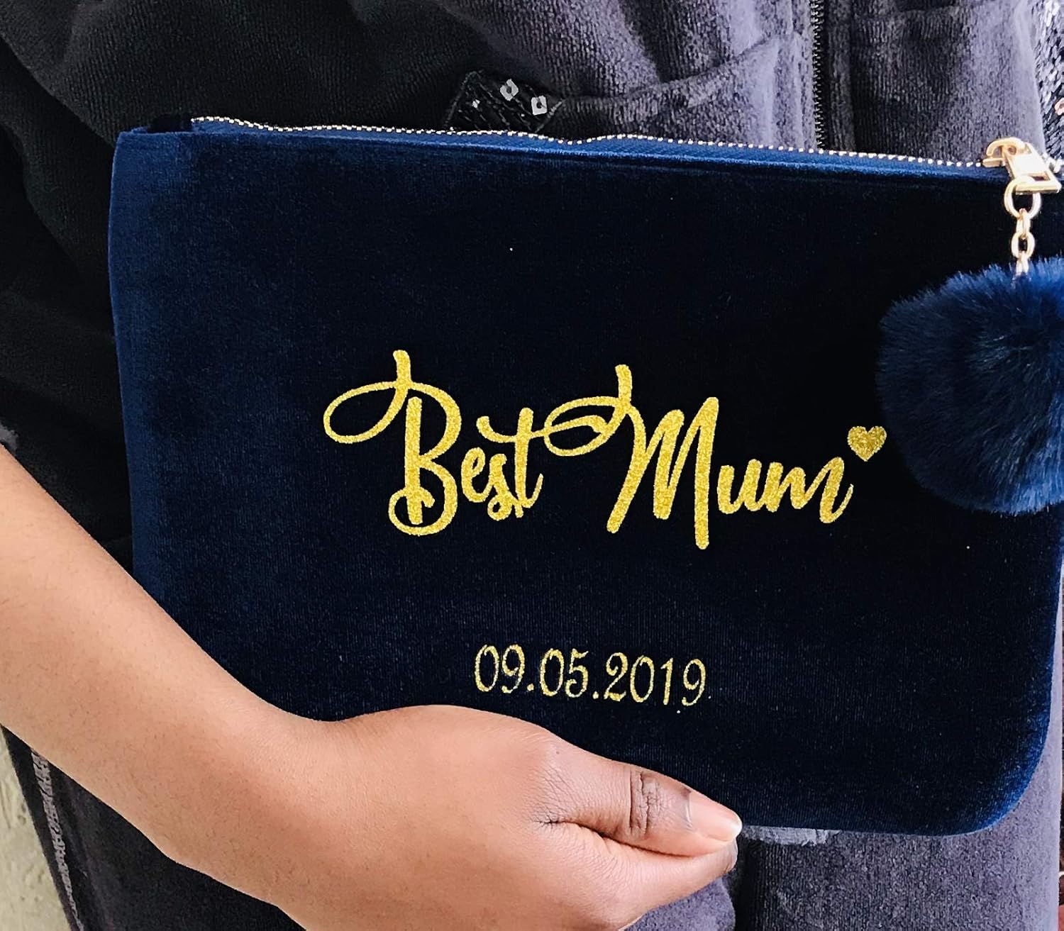 personalised clutch bag