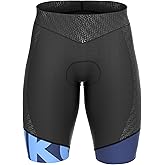 INBIKE Men's Cycling Shorts Padded High Elastic Bike Shorts Bicycle Riding Breathable Biking Cycle Wear Tights