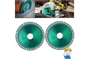 TAYASH 2Pcs Indestructible Disc for Grinder, Indestructible Disc 2.0 - Cut Everything in Seconds, Diamond Metal Cutting Disc for Angle Grinder, 4" x 1/25" x 4/5” Cut Off Wheels