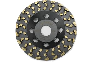 TRENION Megatron 5" Diamond Cup Grinding Removing Disc Wheel for Any Concrete, Paint, Epoxy, Glue and Mastic with CDB New Technology (Megatron 5")
