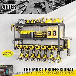 Power Tool Organizer Wall Mount - 300Lbs Load 3