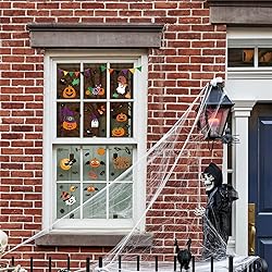 232 Pcs Halloween Decorations Window Clings