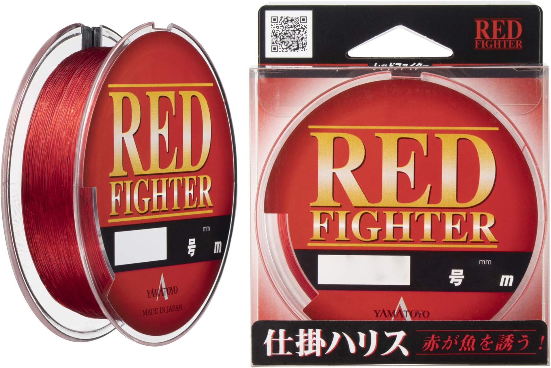 YAMATOYO RED FIGHTER A Red Color Provokes a Fish Fishing Line No.8 50m dia:0.47mm