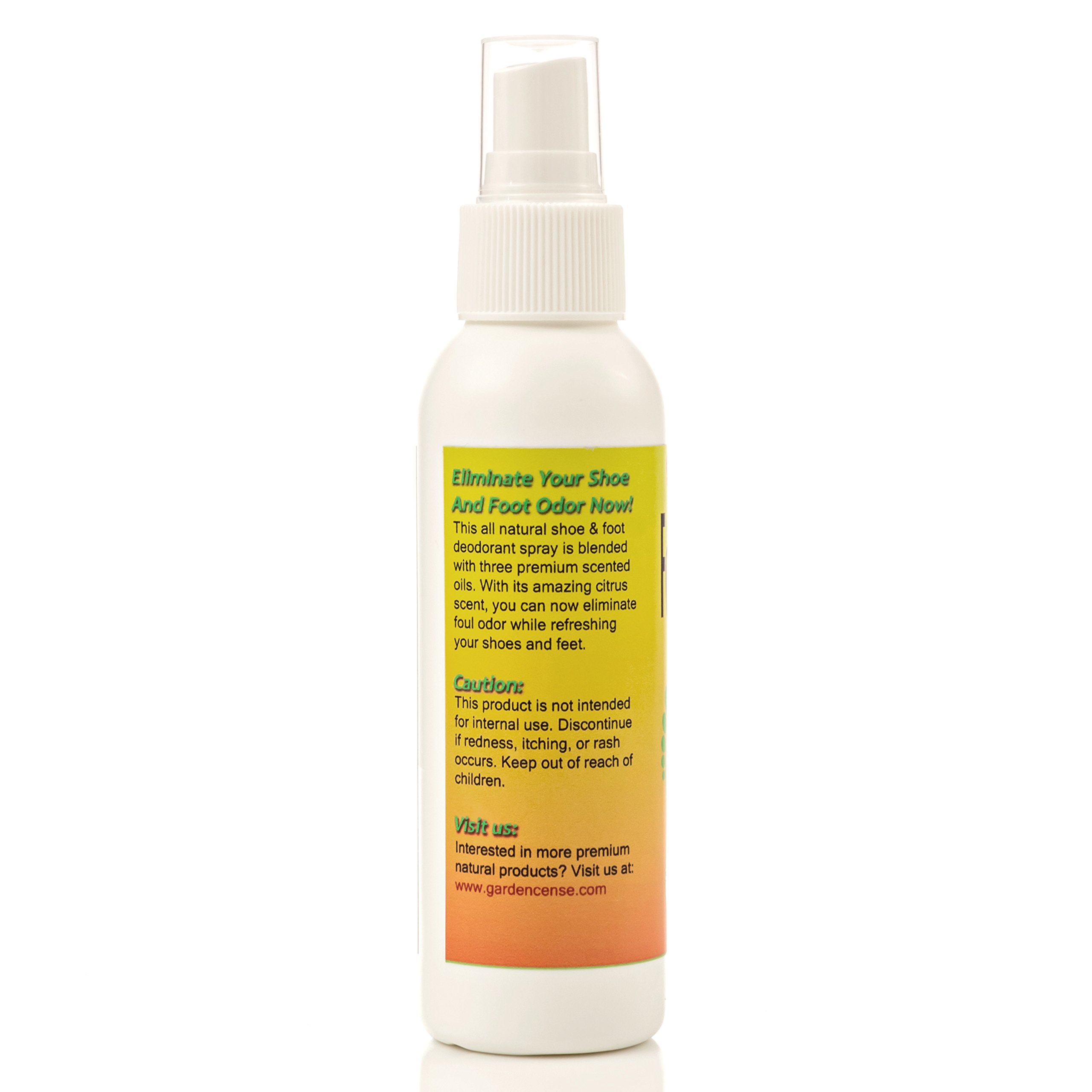 Shoe Deodorizer CITRUS! Spray Foot Deodorant & Odor Elimination
