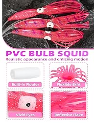 BLUEWING 36" Upgraded Fishing Spreader Bar Splasher