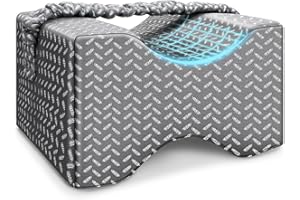 Vertdens Knee Pillow，Knee Pillow for Side Sleepers，Leg Pillow，Side Sleeper Leg Pillow, Memory Foam Knee Pillow, Suitable for Leg, Back, Knee Pain, Improve Sleep Quality