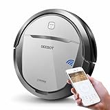 ECOVACS Deebot M80 Pro Robot Vacuum Cleaner with Mop and Water Tank Attachment, Brush Roll Attachment, Sensor Navigation for Pet Hair, Fur, Dirt, Stains, Thin Carpet, Hardwood and Tile Floor