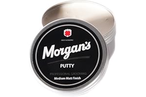 Morgan's Pomade Styling Putty Aluminium Tin, 100 ml, 0.21 lb